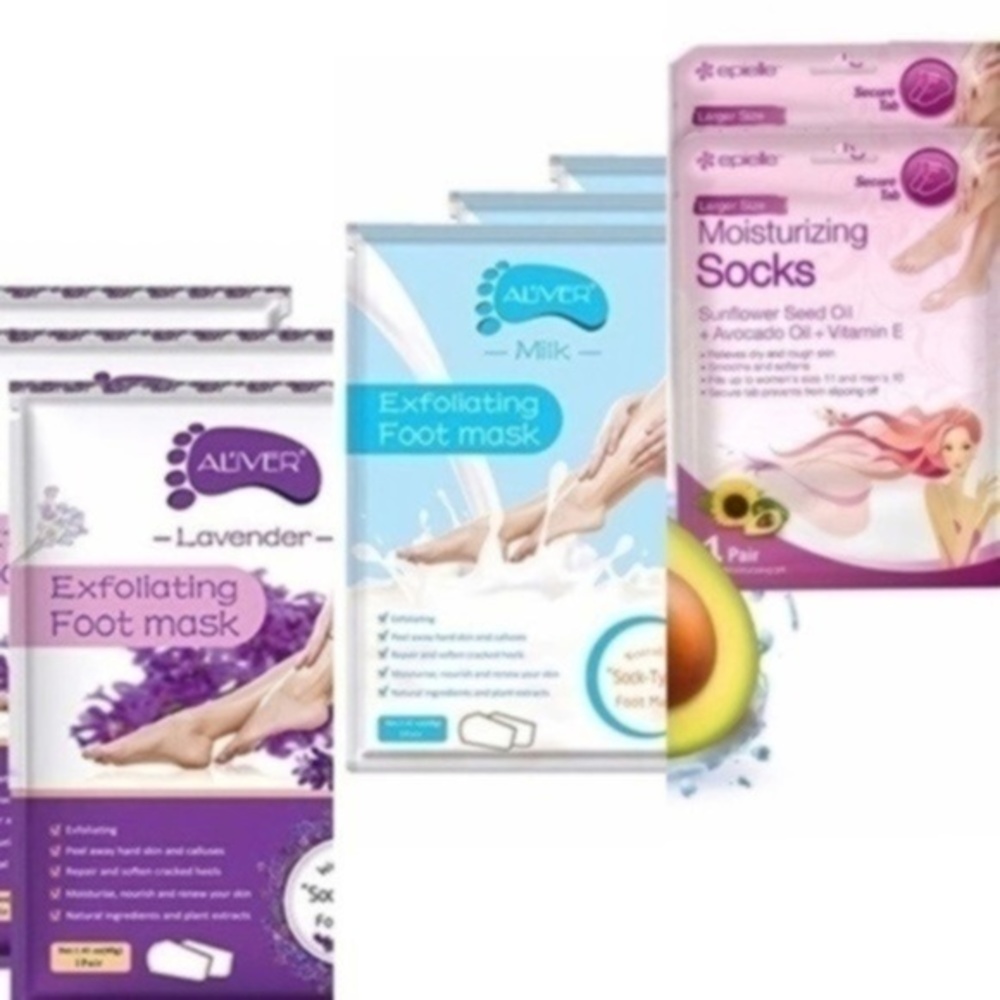 Moisturizing Foot Peel Mask Socks (10 CT) - NWT​​​​​​​​​​​​​​​​​